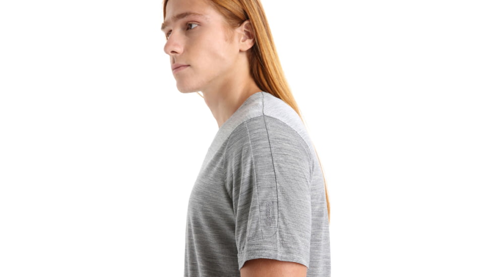 Icebreaker ZoneKnit Short Sleeve T-Shirt - Men's, Metro Heather, Extra Large, IB0A56P4016XL