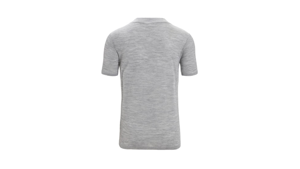 Icebreaker ZoneKnit Short Sleeve T-Shirt - Mens, Metro Heather, Extra Large, IB0A56P4016XL