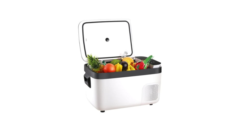 TRUSTMADE Compressor Cooling DC Portable Freezer For Car, Black/White, 18L, FTB-18L