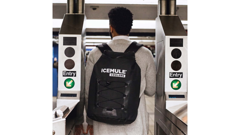IceMule Coolers Pro Large Cooler, 9 Liters, Matte Black, 1014-BK