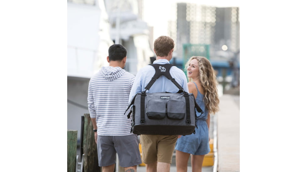 IceMule Coolers Traveler Cooler, 35 Liters, Snow Grey, 1602-SG