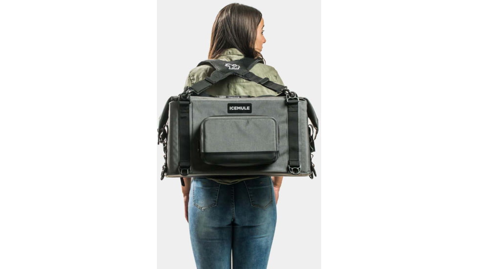 IceMule Coolers Traveler Cooler, 35 Liters, Snow Grey, 1602-SG