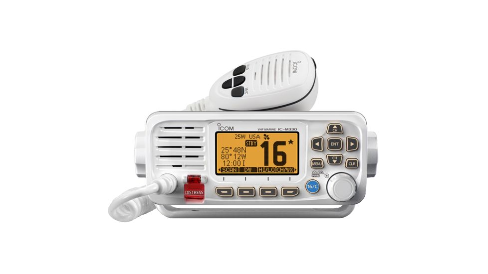Icom M330 Compact VHF Radio w/GPS - White 69887