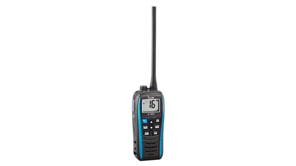 Icom VHF-HH, Float+Flash, USB, 5 Watt, Blue, M25 BLUE