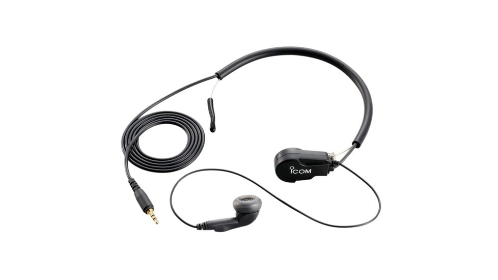 Icom w/Throat Mic Headset f/M72, M88 &amp; GM1600 Earphone 53742