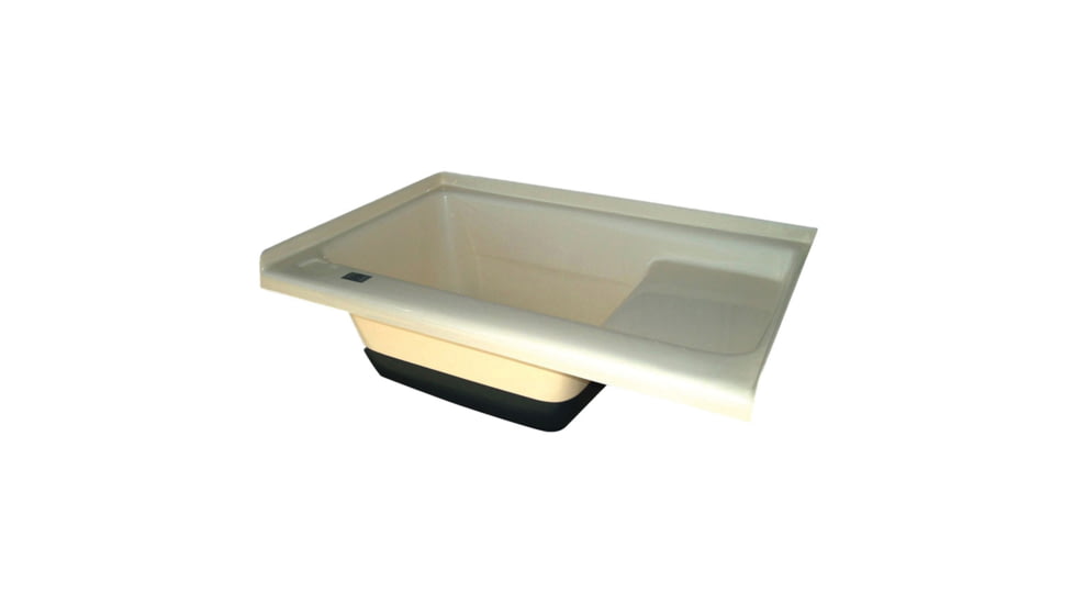 Icon 00473 Sit-In Step Tub Tu500Lh - Left Hand Drain, Colonial White, 473