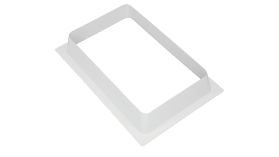 Icon Inner Garnish For Single Pane Exterior Skylight Sl1422, White, 01936