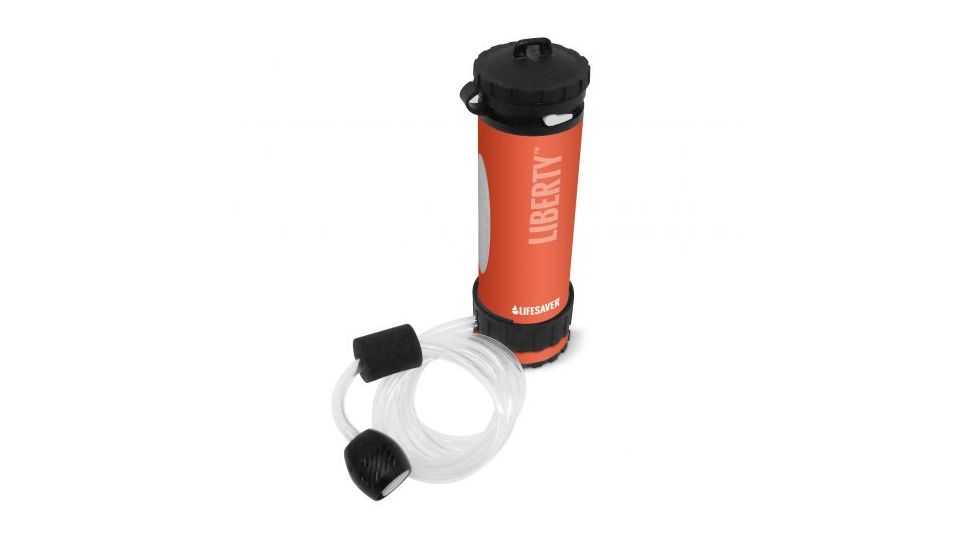 Icon LifeSaver Liberty bottle 2000UF, Orange, 3.78x 3.78x 13.11in LB-LI-O