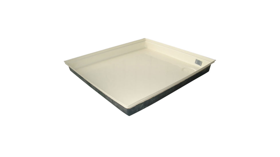 Icon Shower Pan Sp100 - 27in x 24in x 4in, Colonial White, 460
