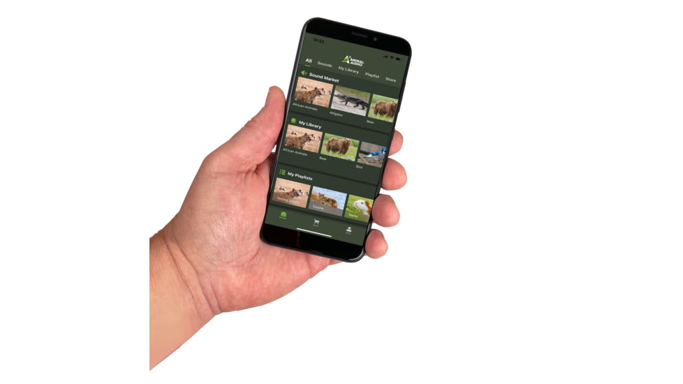 ICOtec Nomad+ Programmable Predator Call/Decoy Combo with Bluetooth, Gray, ICO10501