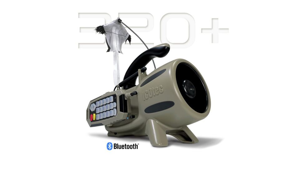 ICOtec 320+ Predator Call/Decoy Combo with Bluetooth, Gray, ICO10321
