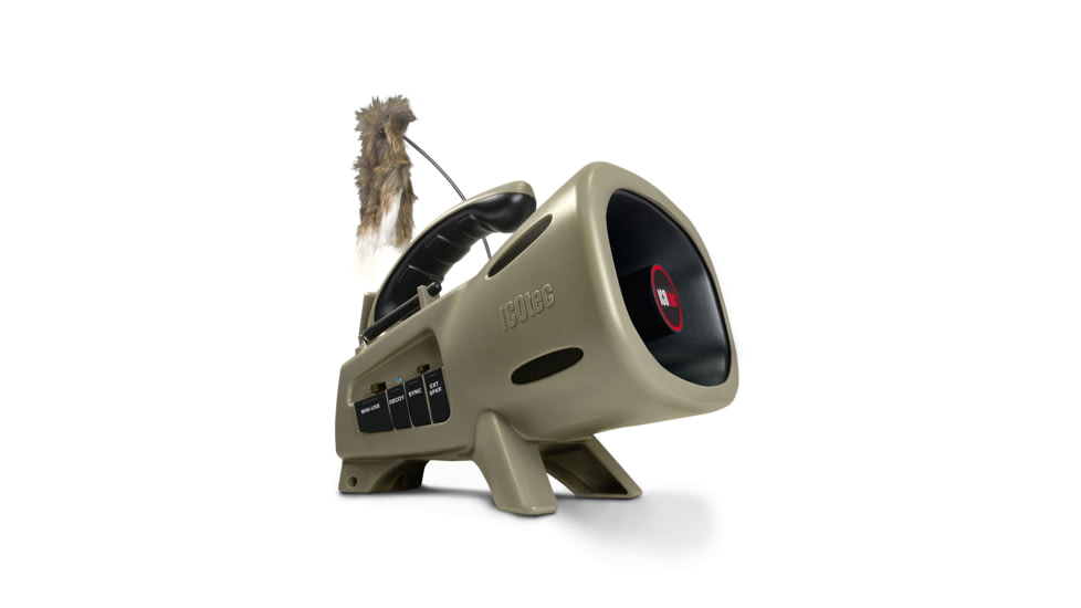 ICOtec Outlaw PLUS Electronic Predator Call/Decoy Combo, Gray, ICO10731