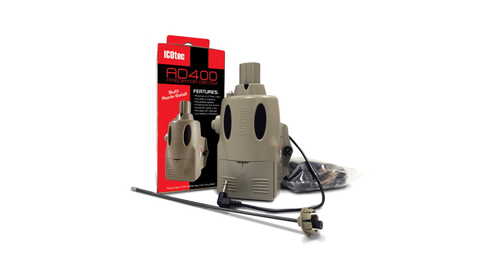 ICOtec Nomad+ Programmable Predator Call/Decoy Combo with Bluetooth, Gray, ICO10501