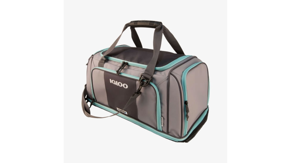 Igloo Marine Ultra Cooler Bag, Tactical Duffel, 46-Can, Gray/Seafoam, 00062899