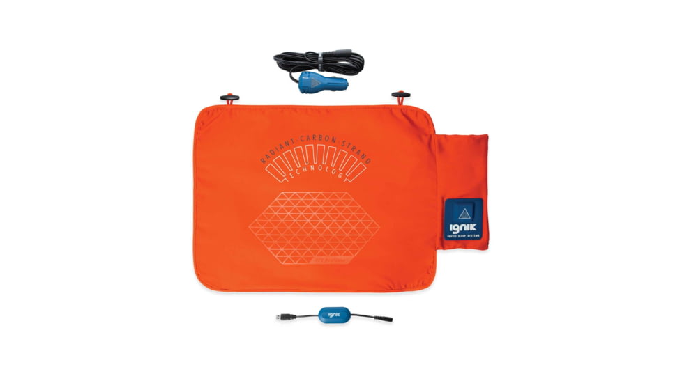 Ignik Heated Seat Cover, Orange, IGRCS-00820