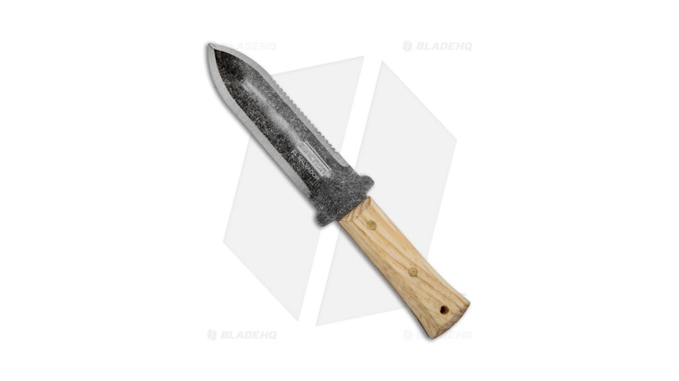 Imacasa Soil Garden Fixed Blade Knife, 7.25in, Stainless Steel, Dagger Blade, Wood Wood Handle, Black/Wood, 12.00in, BHQ-91077