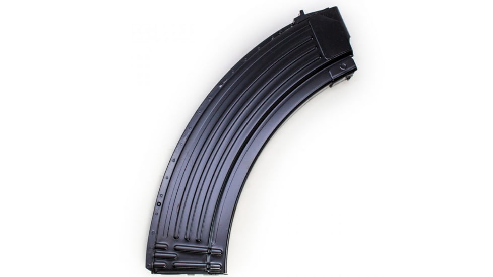 IMG AK-47 7.62 x 39 40 Round Steel Rifle Magazine, Black, AK-0003-40RD