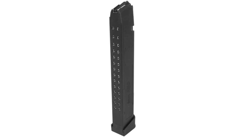 IMG Glock 9mm 33 Round Pistol Magazine, Black, GL-0004-33RD