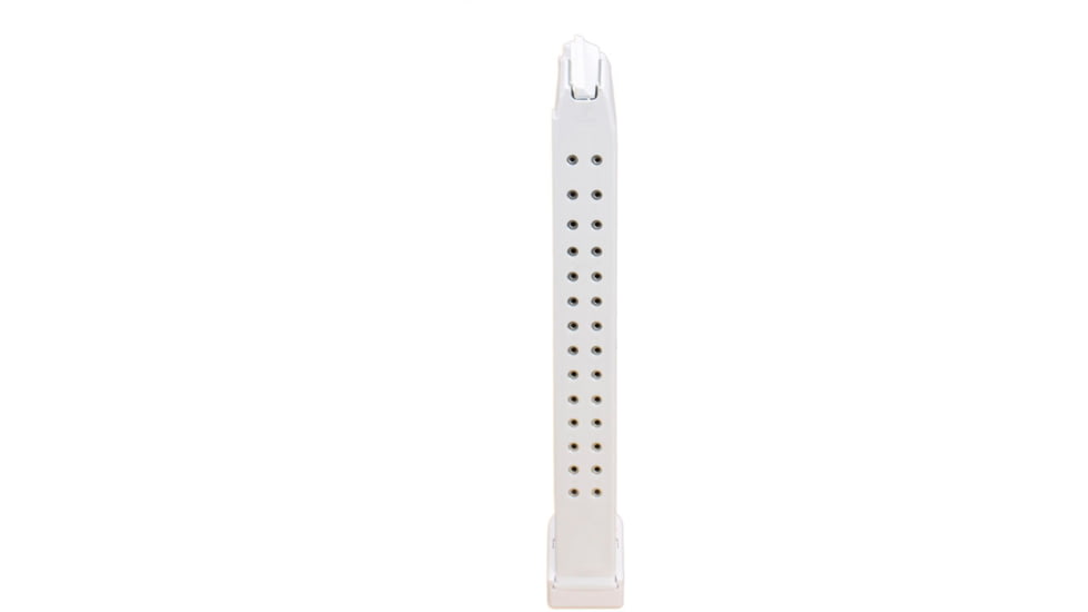 IMG Glock 9mm 33 Round Pistol Magazine, White, GL-0004W-33RD