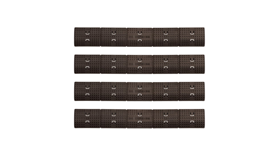 IMI Defense 1913 Picatinny Rail Cover - Pack of 4, Black, IMI-ZRC1BLACK