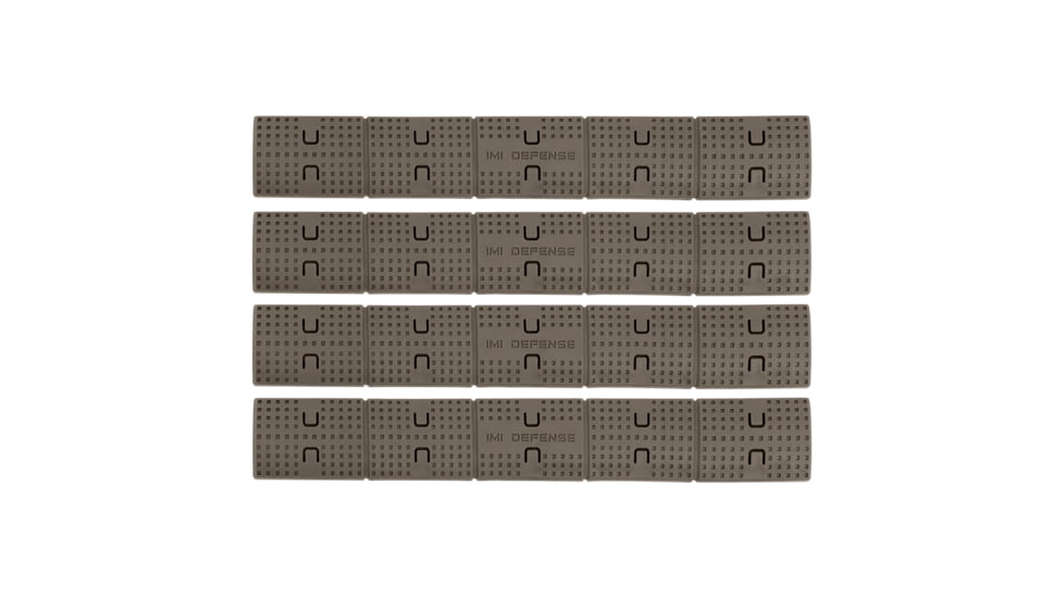 IMI Defense 1913 Picatinny Rail Cover - Pack of 4, Olive Drab Green, IMI-ZRC1O.D. GREEN