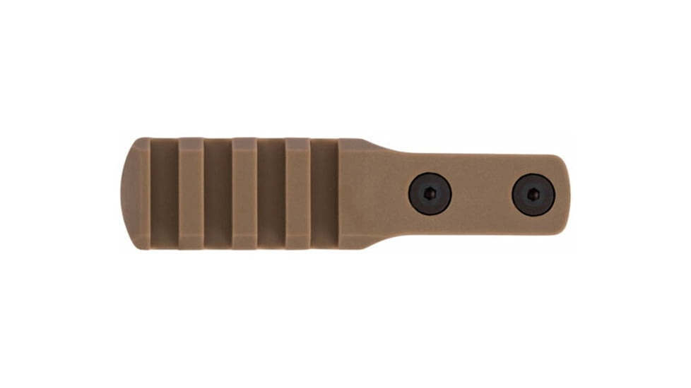 IMI Defense 4 Notch M-LOK Rail Extended Section For Light/Laser Application, Polymer, FDE, 14543