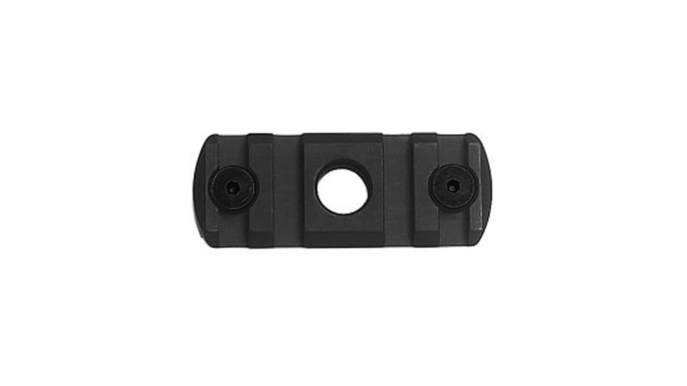 IMI Defense 4 Notch M-LOK Rail Section w/ Integrated QD Port, Aluminum, 14449