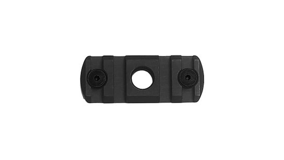 IMI Defense 4 Notch M-LOK Rail Section With Integrated QD Port, Polymer, Black, 14440