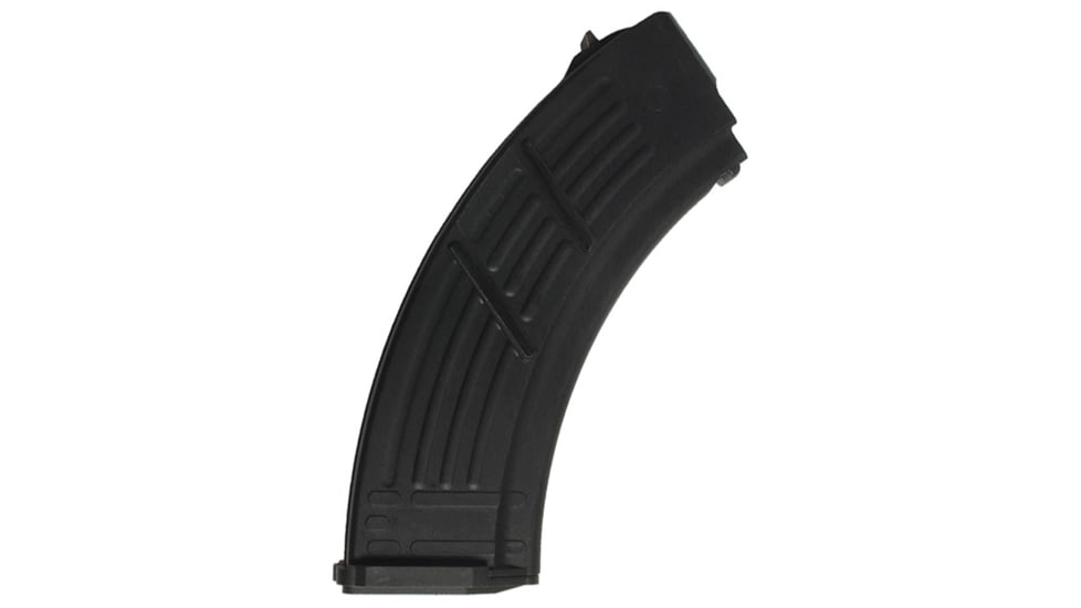 IMI Defense AK-47 7.62X39 30 Round Polymer Rifle Magazine w/ Integrated Metal Catch, Black, 30, 74700
