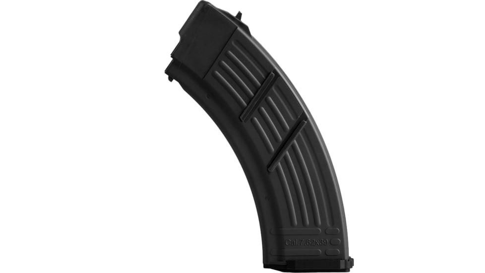 IMI Defense AK-47 7.62X39 30 Round Polymer Rifle Magazine w/ Integrated Metal Catch, Black, 30, 74700