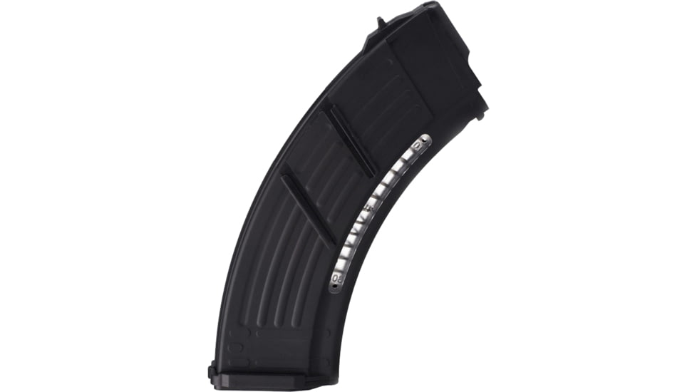 IMI Defense AK-47 7.62X39 30 Round Polymer Rifle Magazine w/ Window, Black, 30, 74720