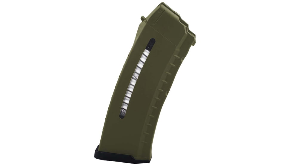 IMI Defense AK-74 5.45x39mm 30 Round Rifle Magazine w/ Window, OD Green, IMI-Z7430WO.D. GREEN-30RD