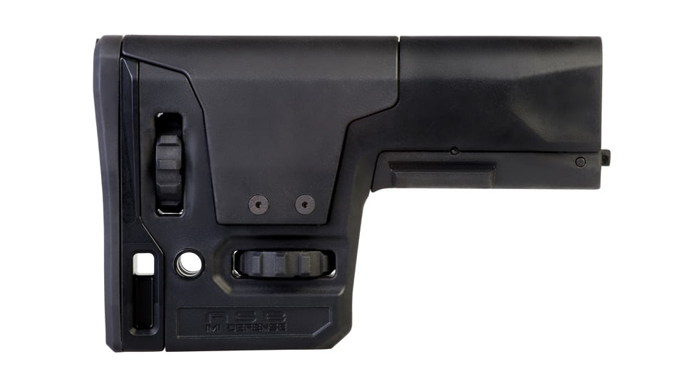 IMI Defense ASB Adjustable Sniper Stock, Mil-Spec, Black, 96330