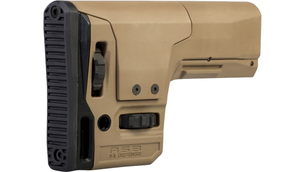 IMI Defense ASB Adjustable Sniper Stock, Mil-Spec, FDE, 96333