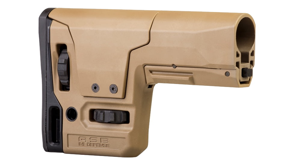 IMI Defense ASB Adjustable Sniper Stock, Mil-Spec, FDE, 96333