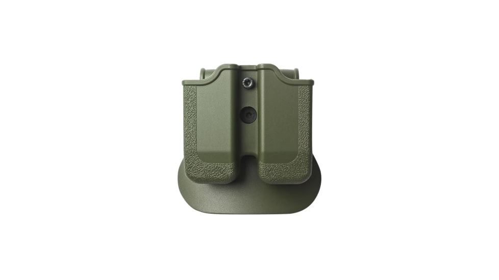 IMI Defense Double Magazine Pouch, Beretta 92, Ruger P95, SIG Sauer P226, Smith &amp; Wesson M&amp;P 40, Taurus PT100, Taurus PT800 Series .40 S&amp;W, Olive Drab Green, IMI-Z2030O.D. GREEN