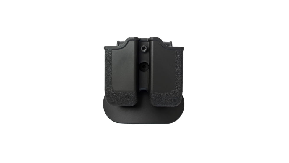 IMI Defense Double Magazine Pouch, 1911 .45 ACP, BUL M-5, Heckler &amp; Koch HK45 Compact, Heckler &amp; Koch USP, SIG Sauer P227, SIG Sauer P320 .45 ACP, Taurus PT24/7 OSS .45 ACP, Black, IMI-Z2050BLACK