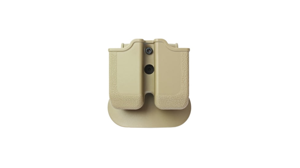 IMI Defense Double Magazine Pouch, 1911 .45 ACP, BUL M-5, Heckler &amp; Koch USP, SIG Sauer P227, SIG Sauer P320 .45 ACP, Taurus PT24/7 OSS .45 ACP, Flat Dark Earth, IMI-Z2050FDE