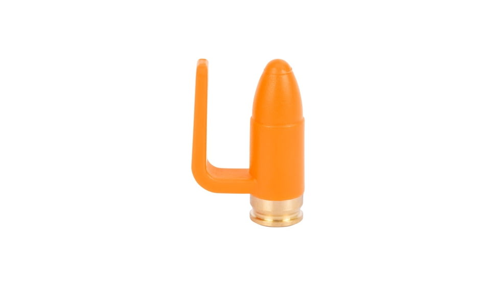 IMI Defense Empty Chamber Ejectable Safety Flag Load Indicator, 9mm, Orange/Brass, 14180