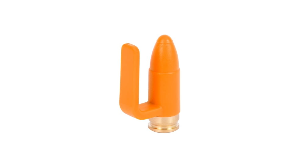IMI Defense Empty Chamber Ejectable Safety Flag Load Indicator, 9mm, Orange/Brass, 14180