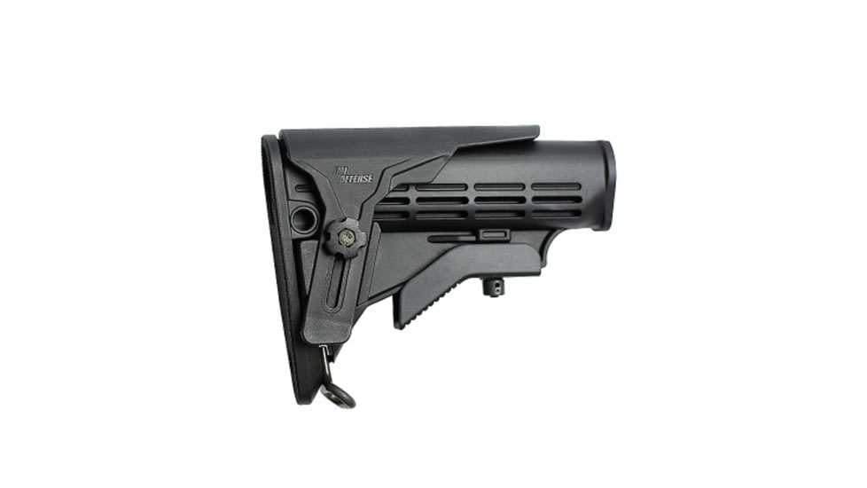 IMI Defense Enhanced M4 Stock w/Polymer Cheek Rest, Black, IMI-ZS200BLACK