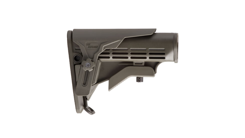 IMI Defense Enhanced M4 Stock w/Polymer Cheek Rest, O.D. Green, IMI-ZS200O.D. GREEN