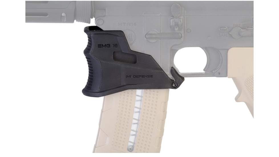 IMI Defense Ergonomic Over Molded Magwell Grip, AR-15, Black, 96679
