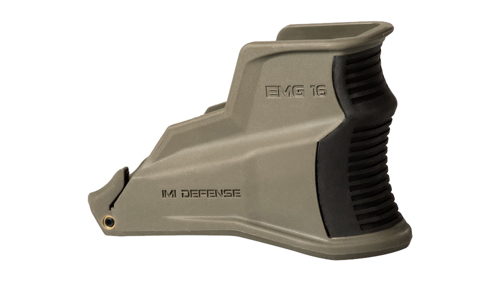 IMI Defense Ergonomic Over Molded Magwell Grip, AR-15, OD Green, 96678