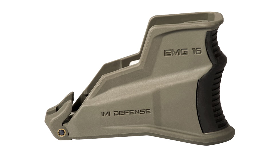 IMI Defense Ergonomic Over Molded Magwell Grip, AR-15, OD Green, 96678
