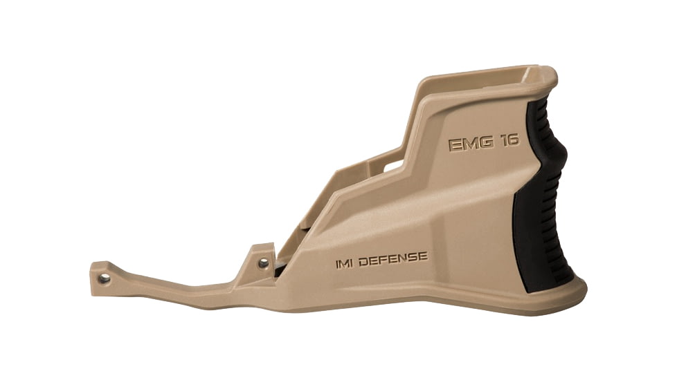 IMI Defense Ergonomic Over Molded Magwell Grip w/ Integrated Enhanced Trigger Guard, AR-15, FDE, 96687