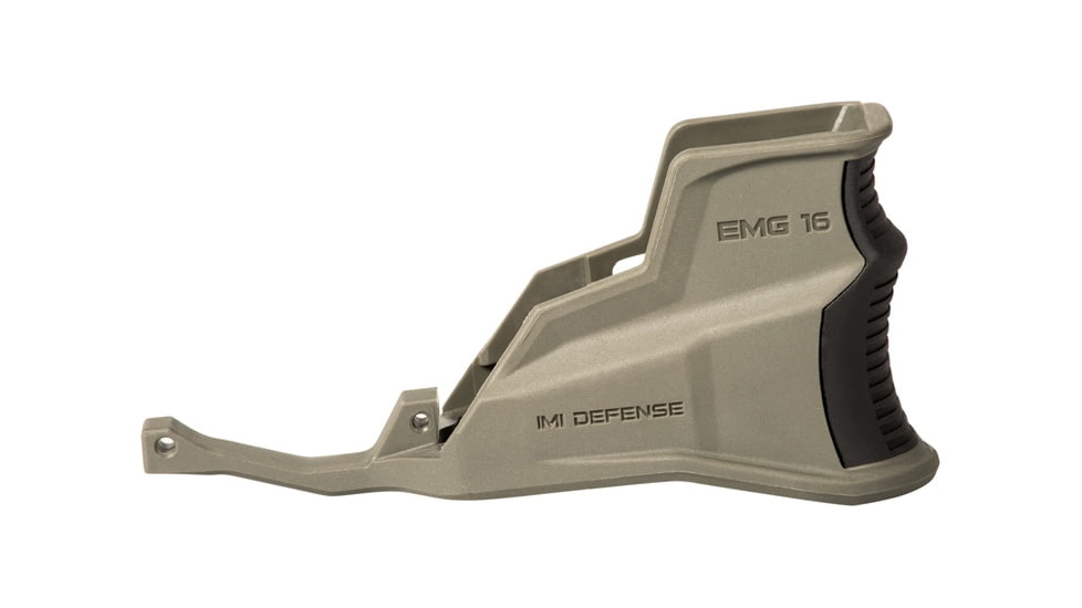 IMI Defense Ergonomic Over Molded Magwell Grip w/ Integrated Enhanced Trigger Guard, AR-15, OD Green, 96688