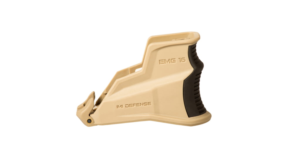 IMI Defense Ergonomic Overmolded Magwell Grip for AR-15, FDE, IMI-EMGOMFDE
