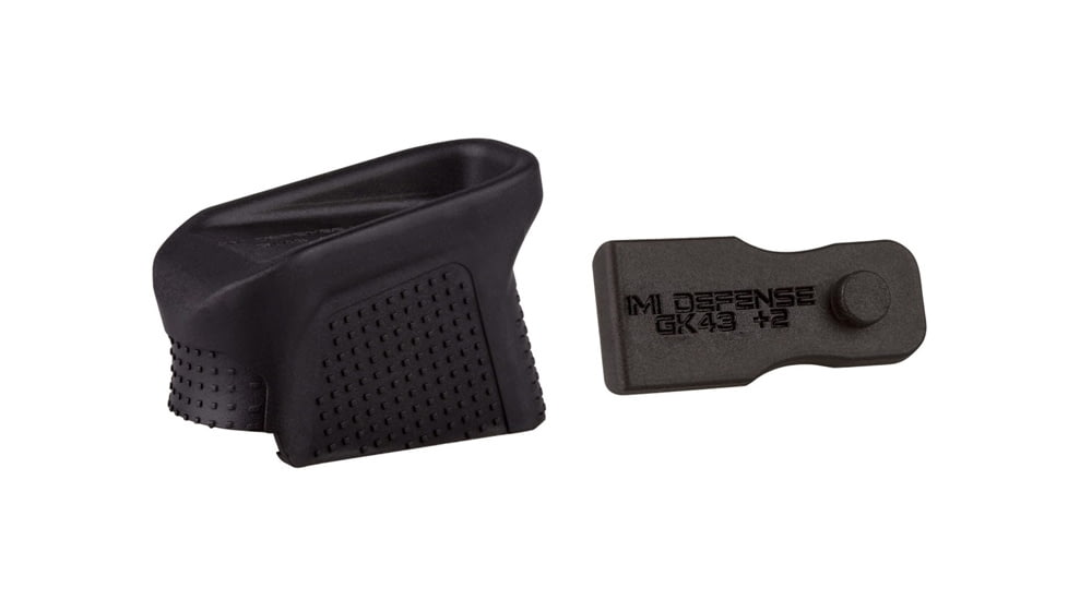IMI Defense Glock 43 +2 Rounds Pistol Magazinel Extension, Black, 2, 97240