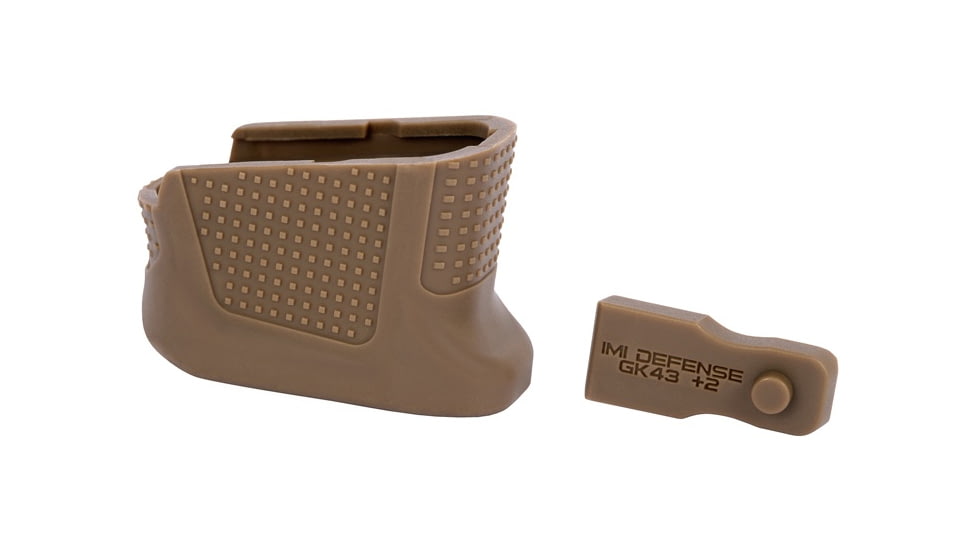 IMI Defense Glock 43 +2 Rounds Pistol Magazinel Extension, FDE, 2, 97243